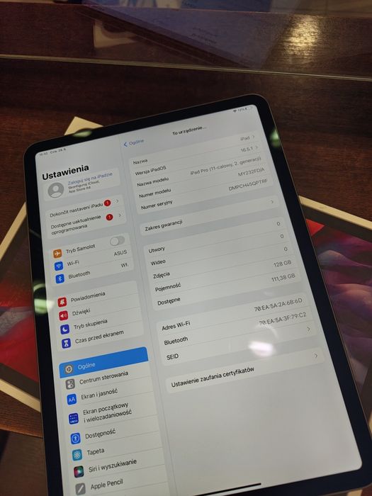 Tablet Apple iPad Pro 11" (2nd Gen) 11" 6 GB / 128 GB srebrny