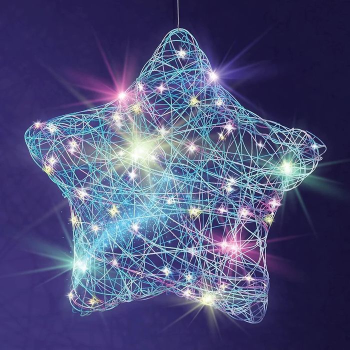 Zestaw dla dzieci rękodzieło dyi gwiazdka 3d string art