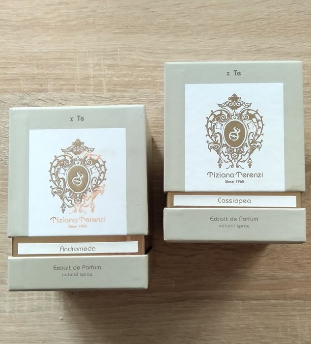 2 Фирменные коробочки от женских духов, made in Italy Tiziana Terenzi