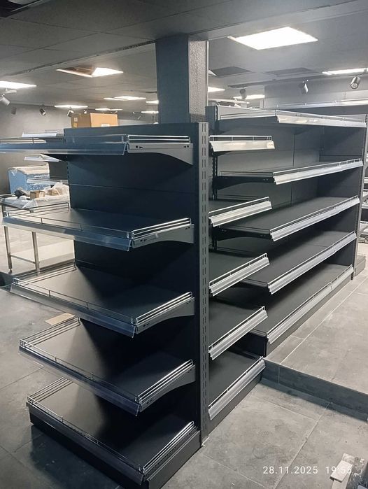 Стеллаж торговый. Касса. Витрины. Хлебные полки. В наличии, доставка