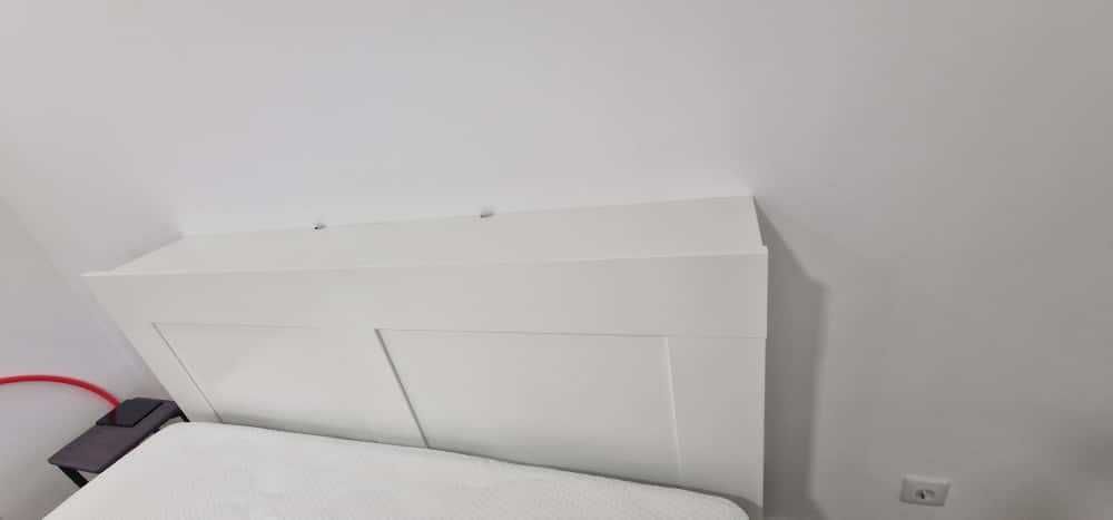 Cama BRIMNES c/ Arrumação + Colchão Molaflex (160x200)