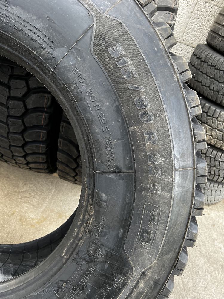 4 nowe opony michelin x works 315/80/22,5 2023r.