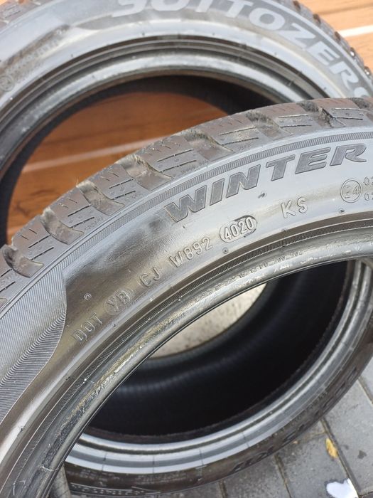 7.4mm Zimowe opony 225/45/17 Pirelli Sottozero 3 R17 Winter komplet