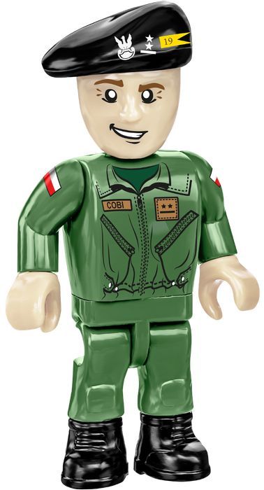 Klocki Cobi 2624 Czołg T-72M1R Pl/Ua 2 Figurki 2 Flagi Wojskowy Armia