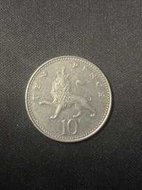 Moneta Wielka Brytania - 10 pence 1992r