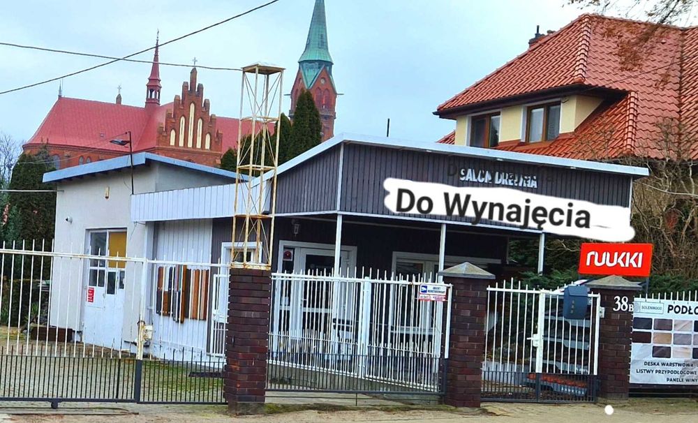 wynajmę lokal handlowo usługowy z parkingiem