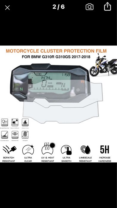 Protetor conta kilometros moto bmw g310