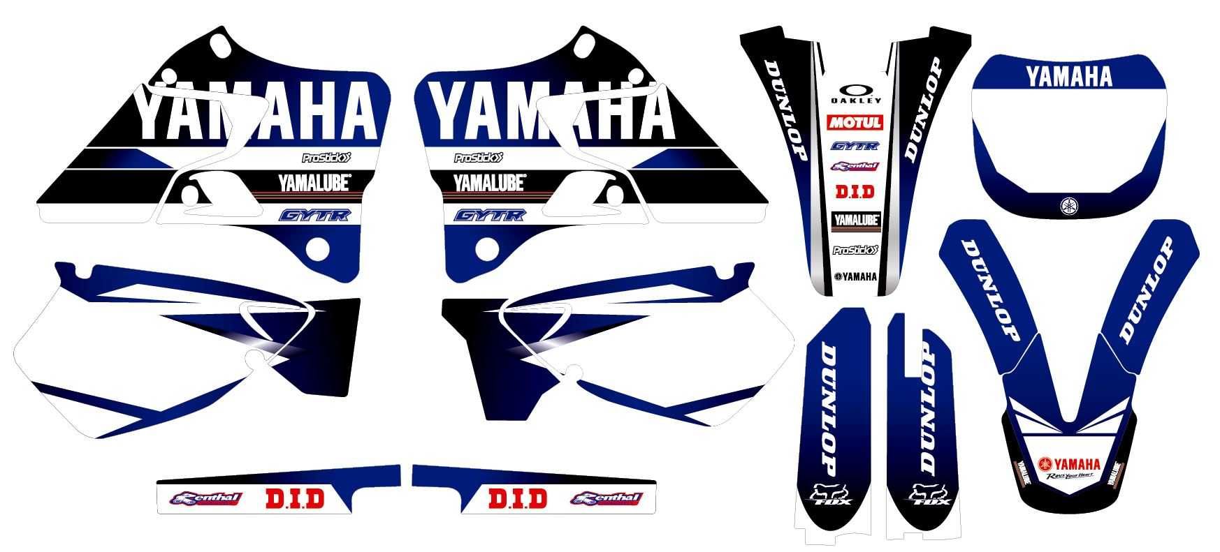 Kit autocolantes YAMAHA YZ 125 250