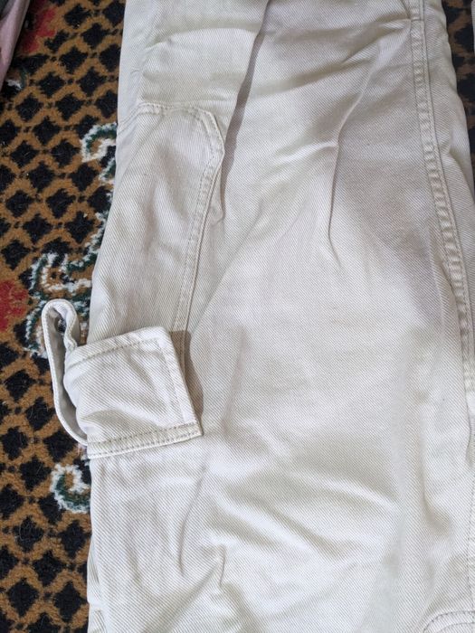 Штани  кольору типу ,пряжене молоко
