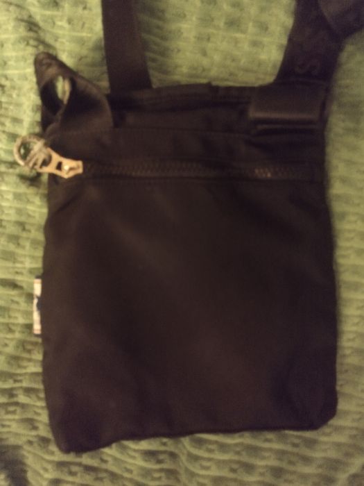 Orginalna U.S. polo assn. czarna listonoszka Nylon USPA