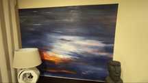 Quadro 170*140 pintura a mao