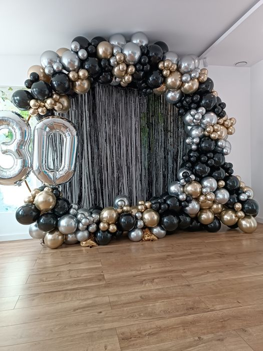 Ścianka dekoracyjna, dekoracje, komunia święta, namiot, wynajem, balon