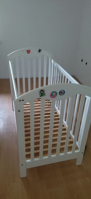 Łóżeczko dziecięce 120x60 białe