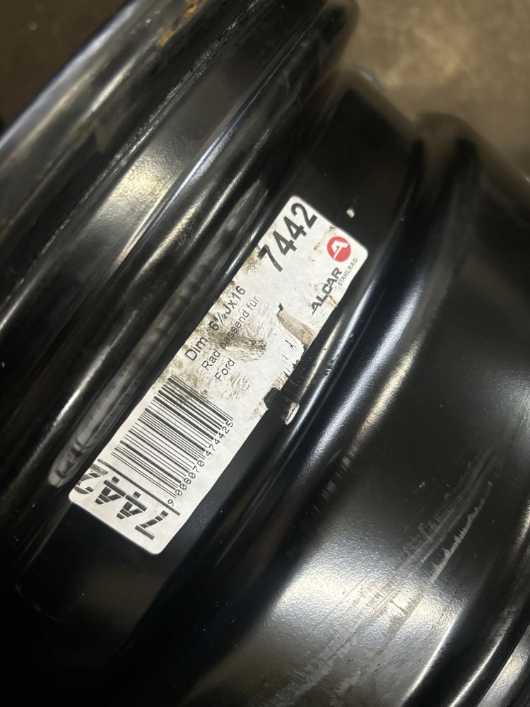 Komplet felg stalowych 16” 4x108 Ford TPMS