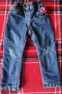 Spodnie jeansowe ocieplane rozmiar 92