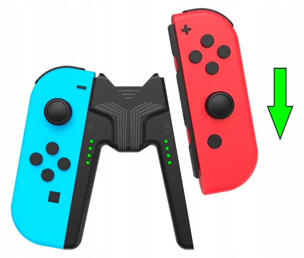 Uchwyt Grip ładujący 2x Joy-Con Nintendo Switch * Video-Play Wejherowo