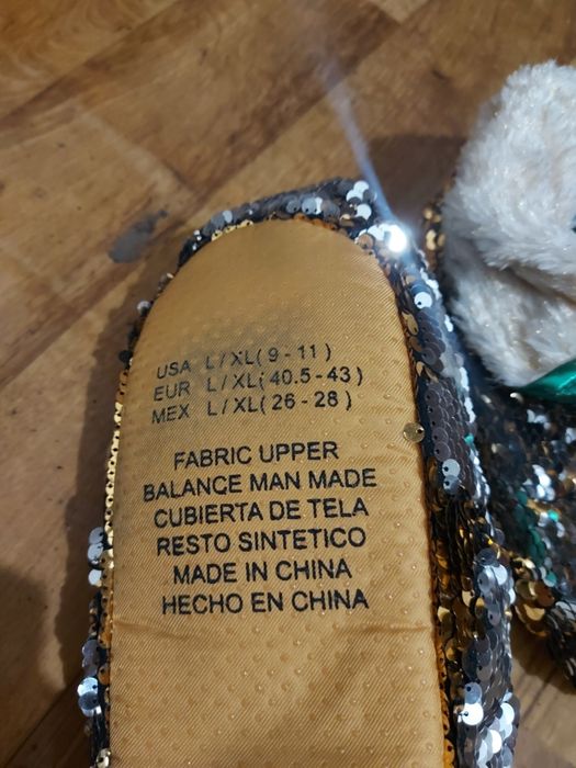 Карновально-новогодние тапки