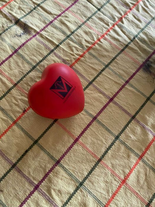 bolinha anti stress vermelha