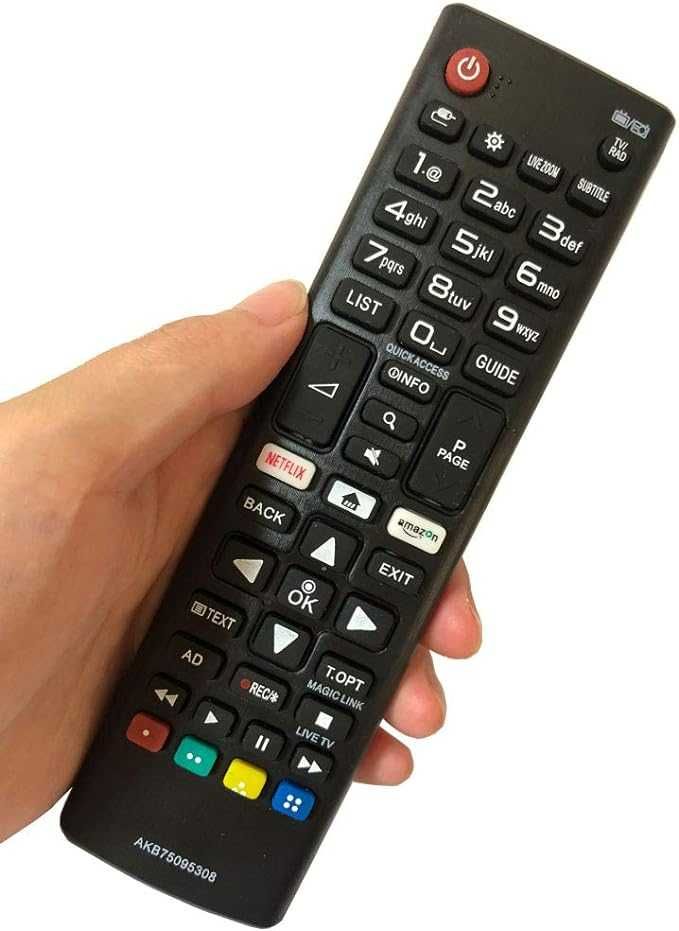 Pilot do LG AKB75 TV Ultra HD przyciskami  Netflix/Amazon