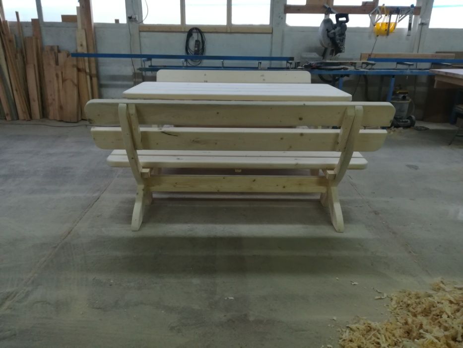 Zestaw ogrodowy, stół, ławki, meble ogrodowe,