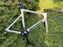 Uszkodzony Frameset Bianchi Aria z grupa Ultegra kolarka szosa