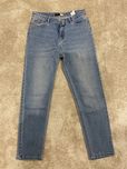 spodnie jeansy damskie niebieskie jasne sinsay 38 mom jeans denim