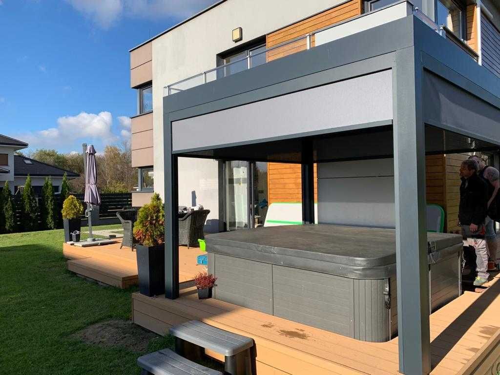 Pergola tarasowa aluminiowa Firmy AM Pergola System - Producent Śląsk