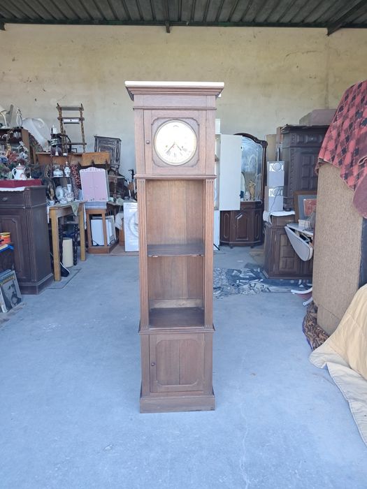 Relogio de pe em madeira vintage