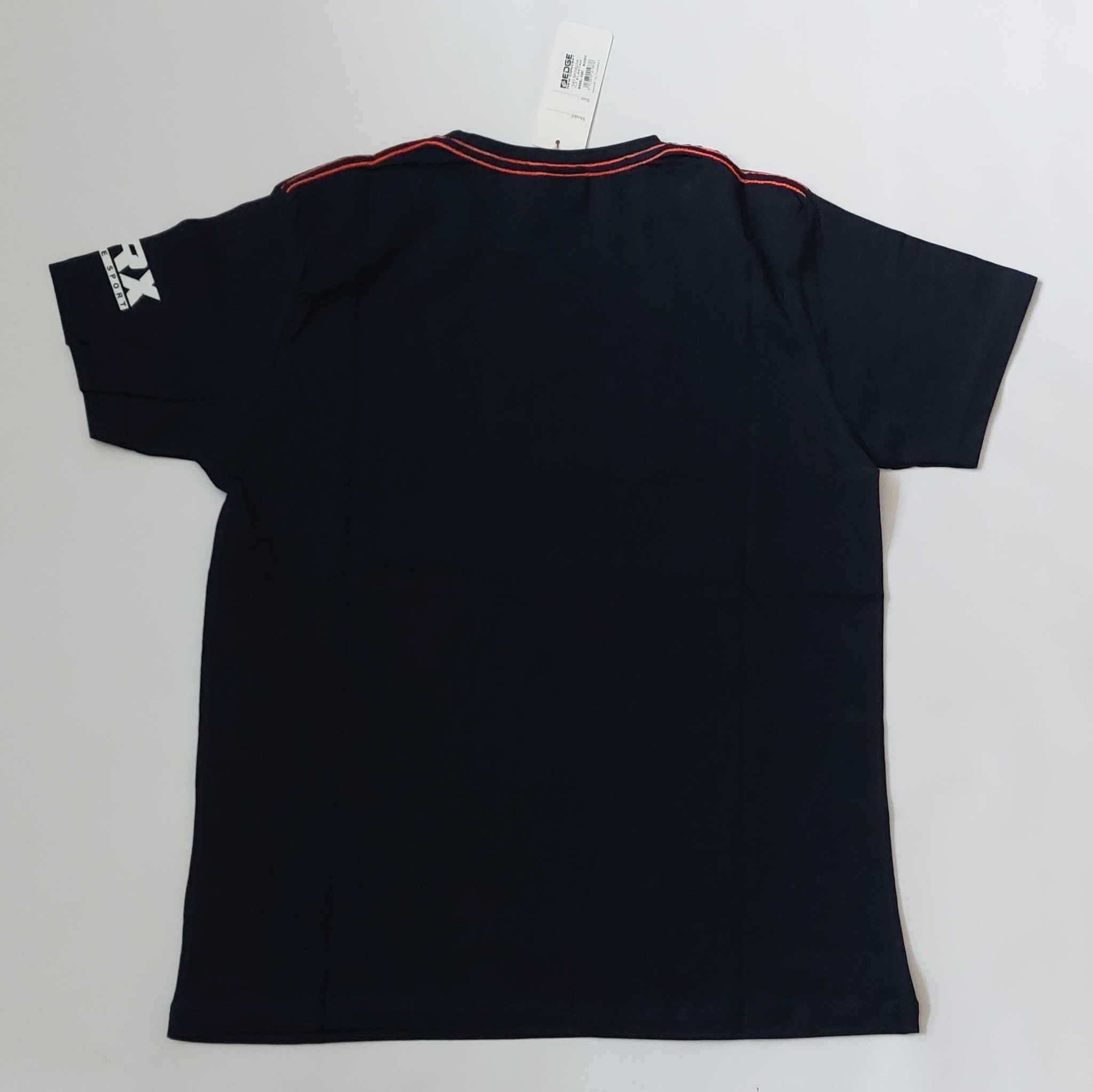 T-Shirt męski Koszulka męska TURECKA bawełna elastan EDGE 1201 r XL
