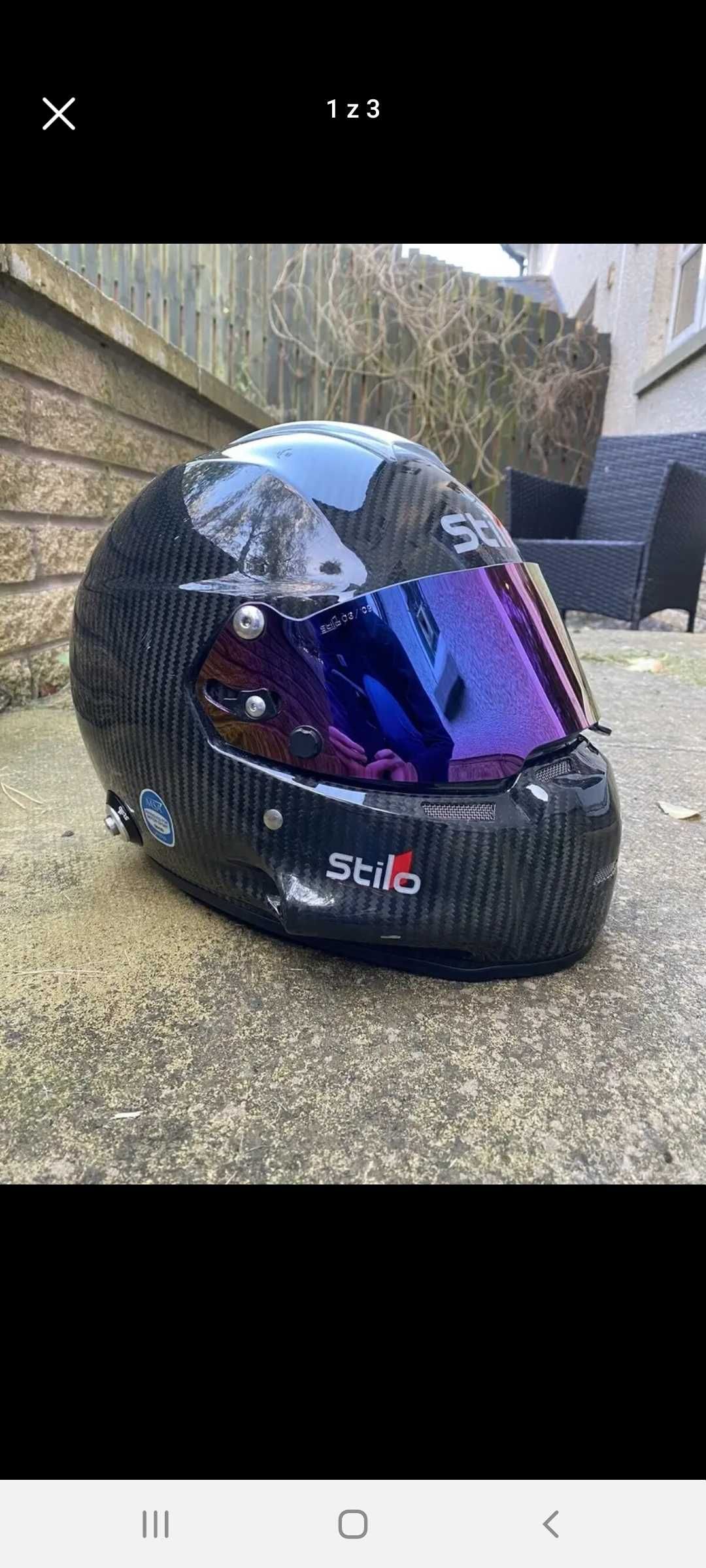 Kask Stilo St4 Carbon, Hans wyścigi rajdy kjs