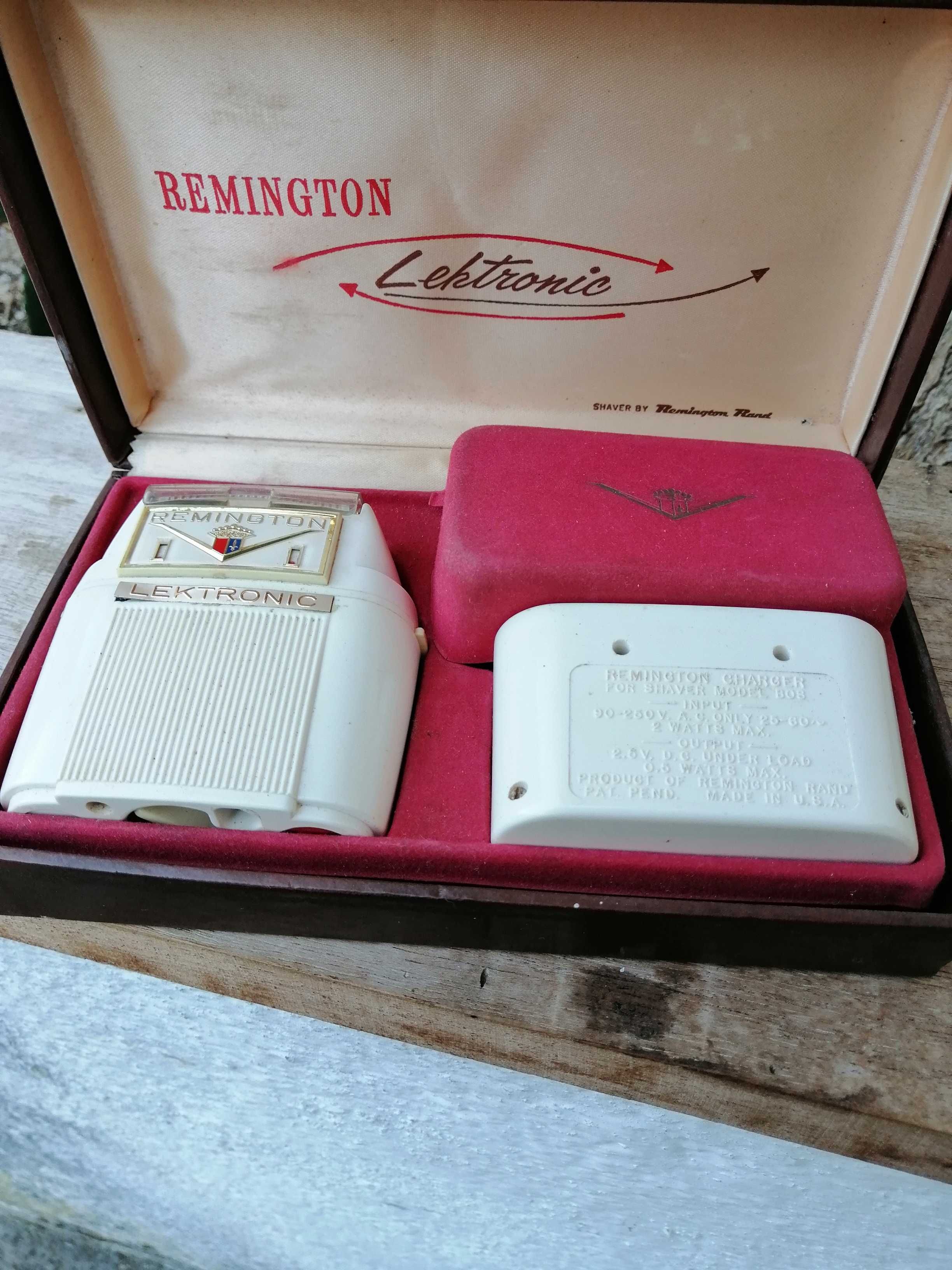 Máquina barbear antiga Remington Lektronic para coleccionadores