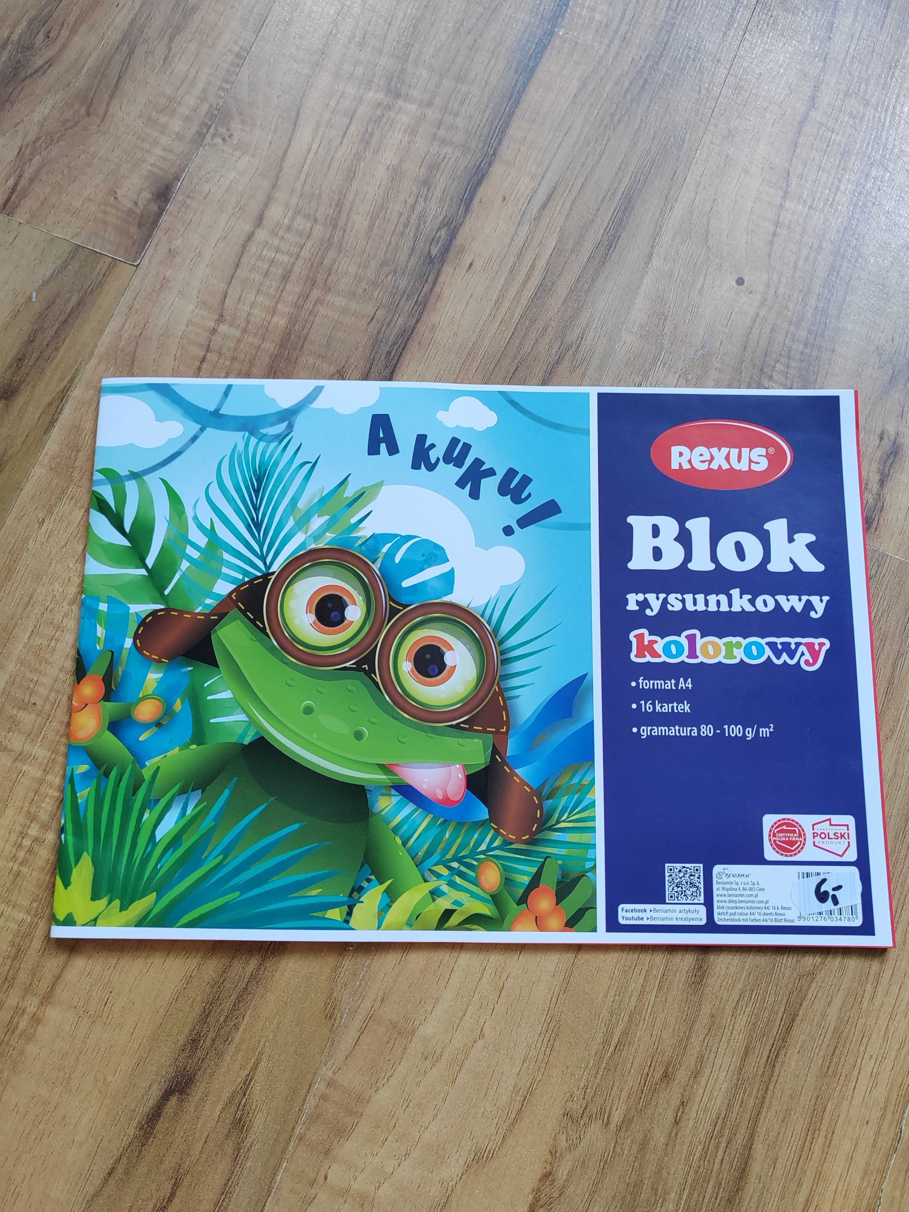 Blok rysunkowy kolorowy