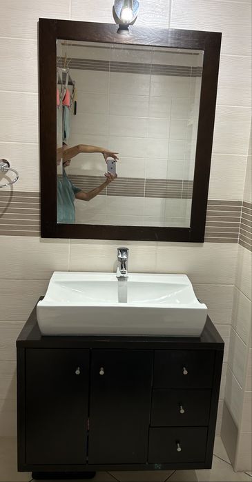 Movel + lavatorio + espelho WC