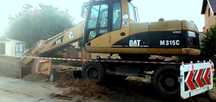 Usługi koparką kołową CAT316 spychaczem gąsienicowym,ładowarką CAT