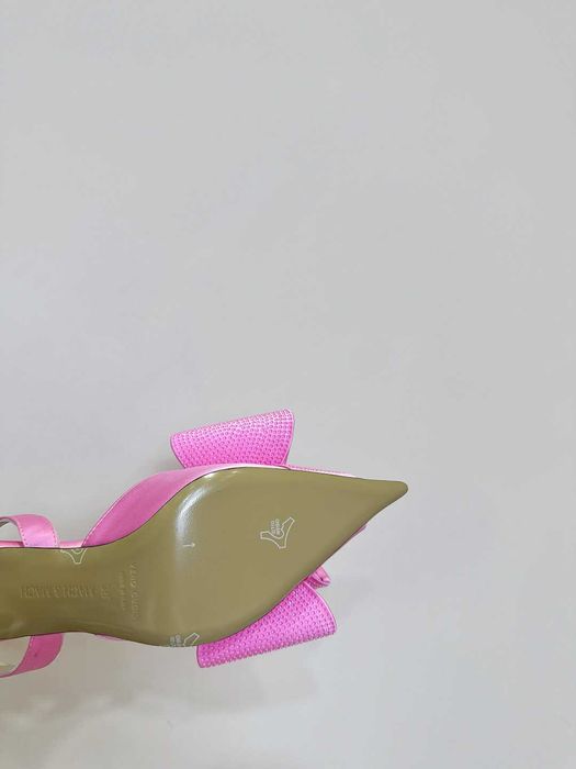 Mach 25ss Butterfly Knot Kot Obcasy Spicy Sandały, Kobiety Obcasy