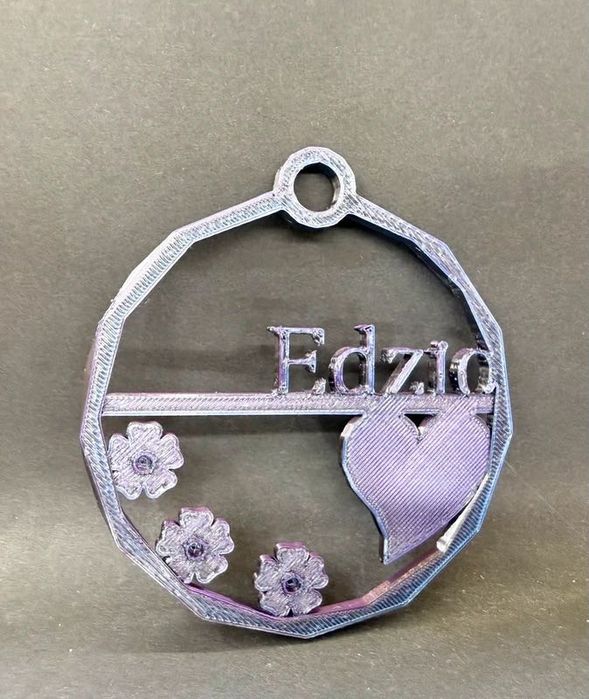 Personalizowana zawieszka na choinkę, bombka