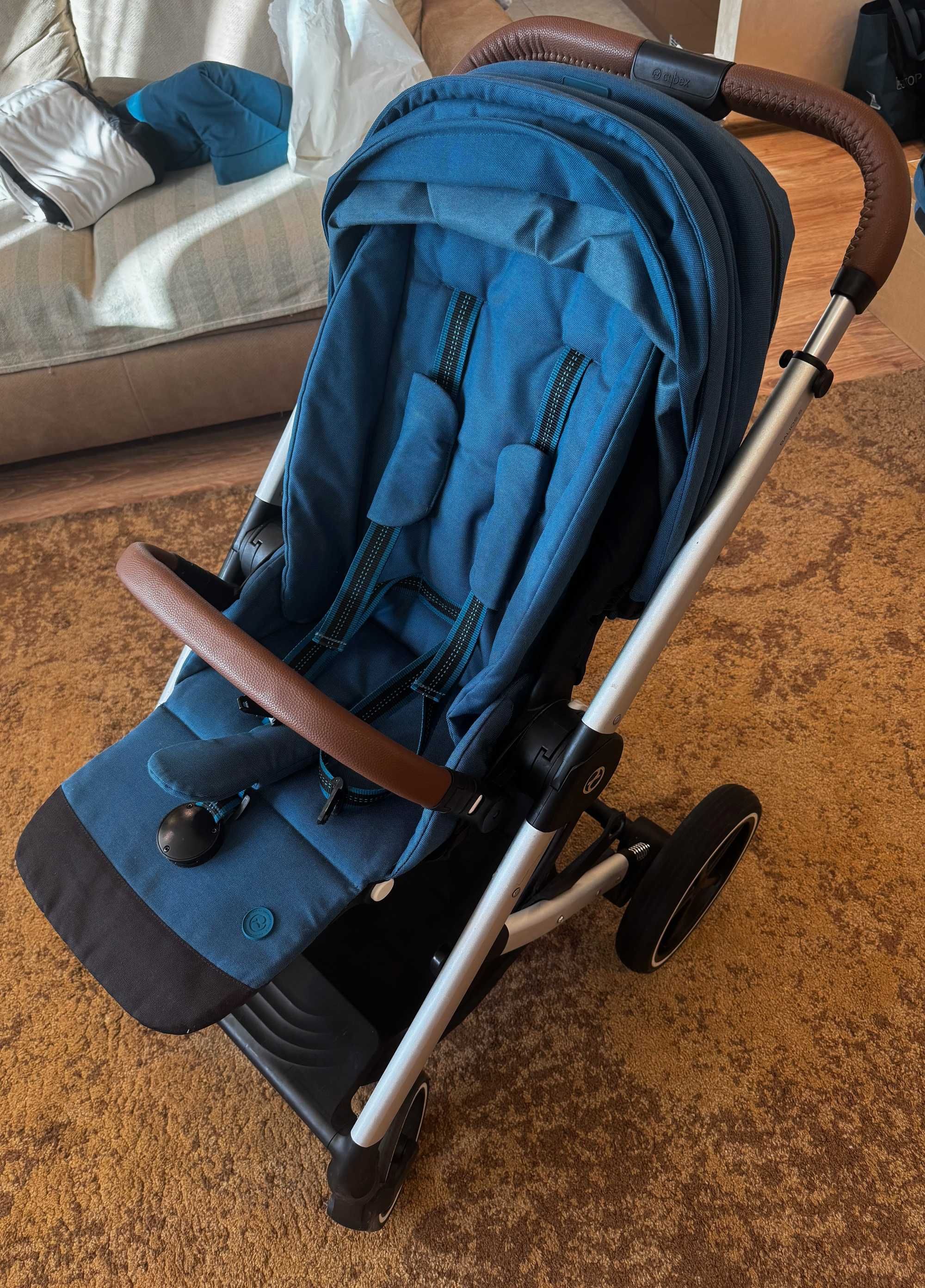 Коляска Cybex Balios S Lux 2 в 1 + дождевик + москитка