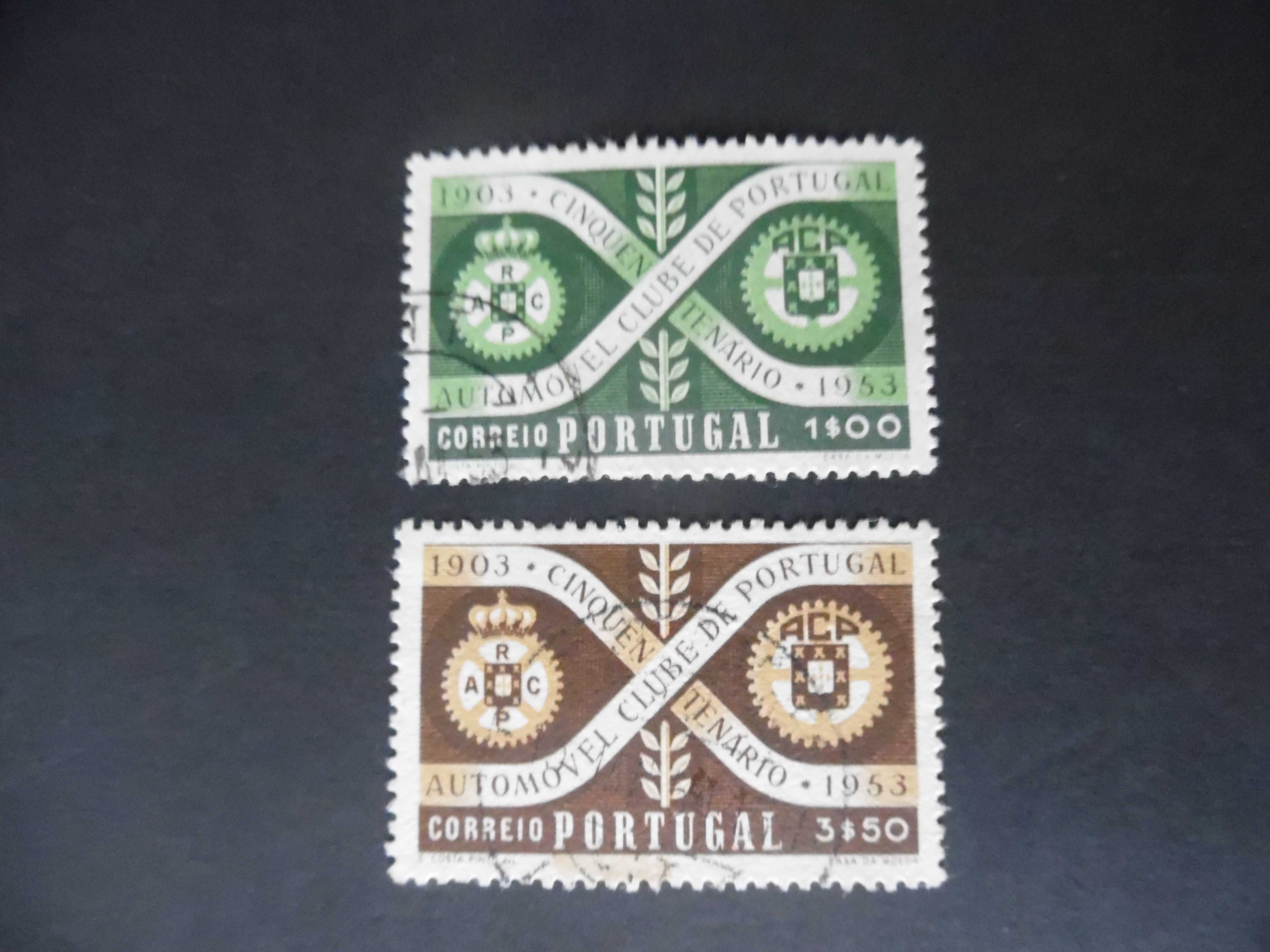 Selos Portugal 1953-Automóvel Clube Coleção Completa usados