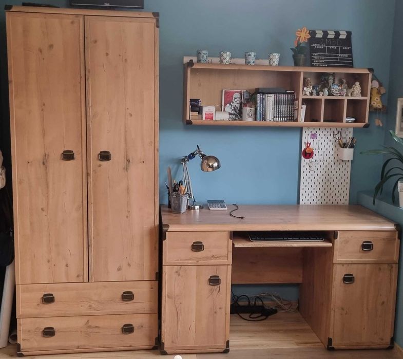 Meble BRW Indiana szafa, biurko, biblioteczka, regał, komody, półka