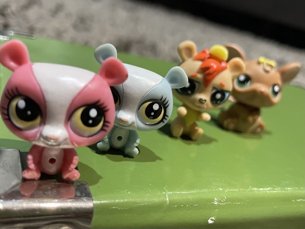 LPS Littlest Pet Shop oryginalne figurki: Zestaw gryzonie