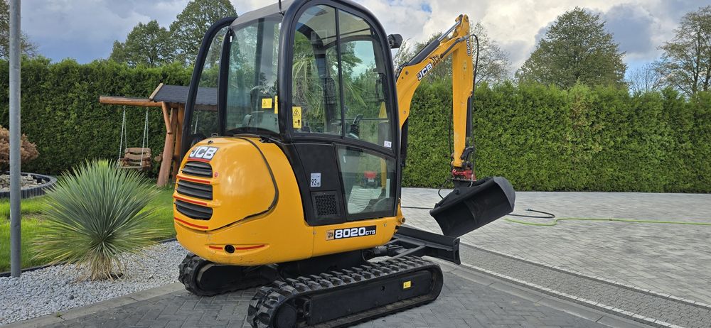 Minikoparka Jcb 8020 2t Long Ramie Szerokie podwozie Mocna koparka