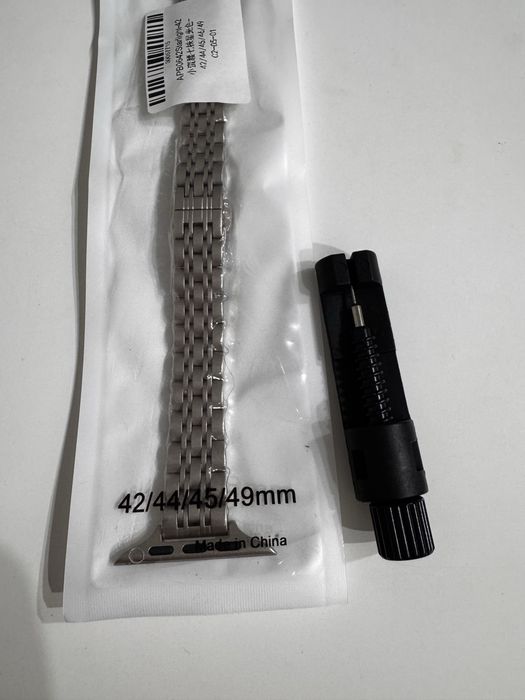 New ремінець нержавіючої сталі applewatch42/44/45/49 металевий браслет