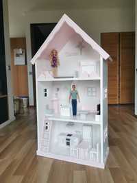 Domek dla lalek Barbie drewniany domek dla myszek