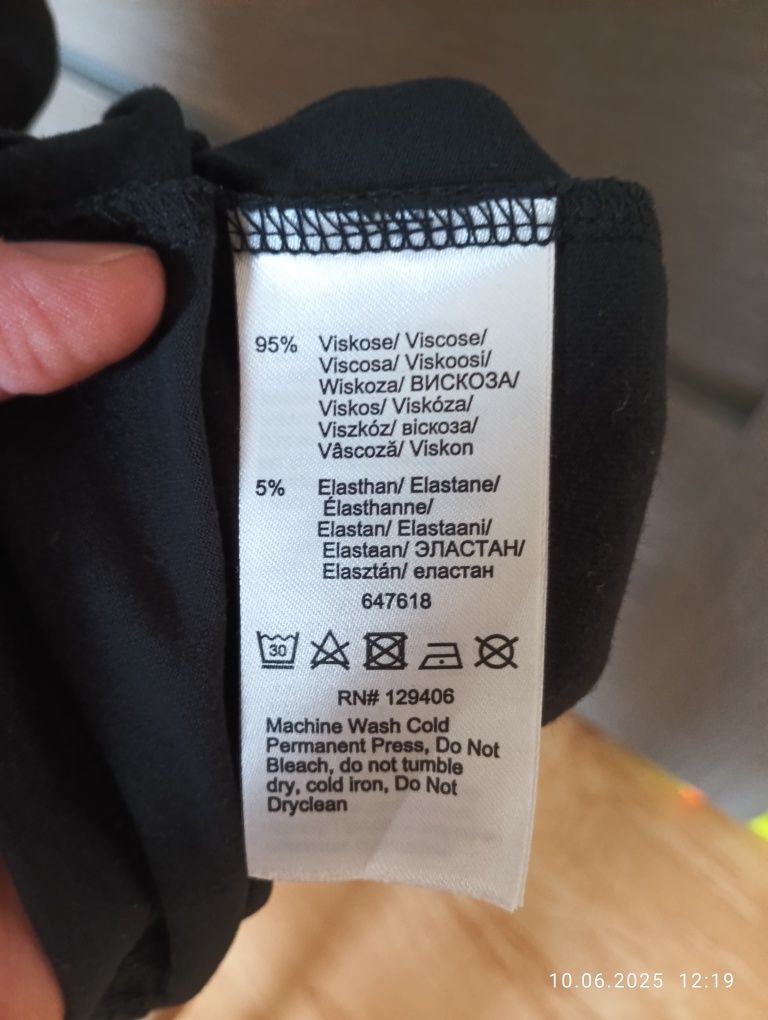 Bluzeczka letnia czarna
