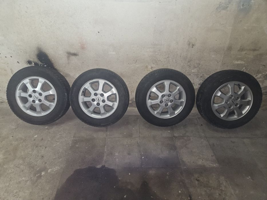 Felgi 5x110 15" aluminium opel zimówki komplet