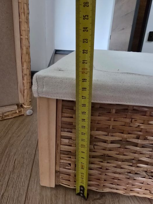 Wiklinowy pojemnik pod łóżko IKEA