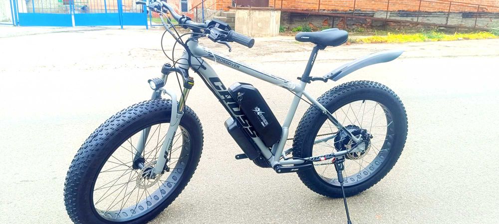 Мощный электрофетбайк 1200w,48v, 21ah.Доставка бесплатно!