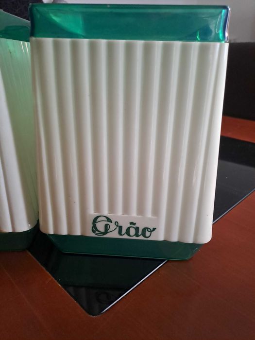 3 Caixas de cozinha vintage anos 70