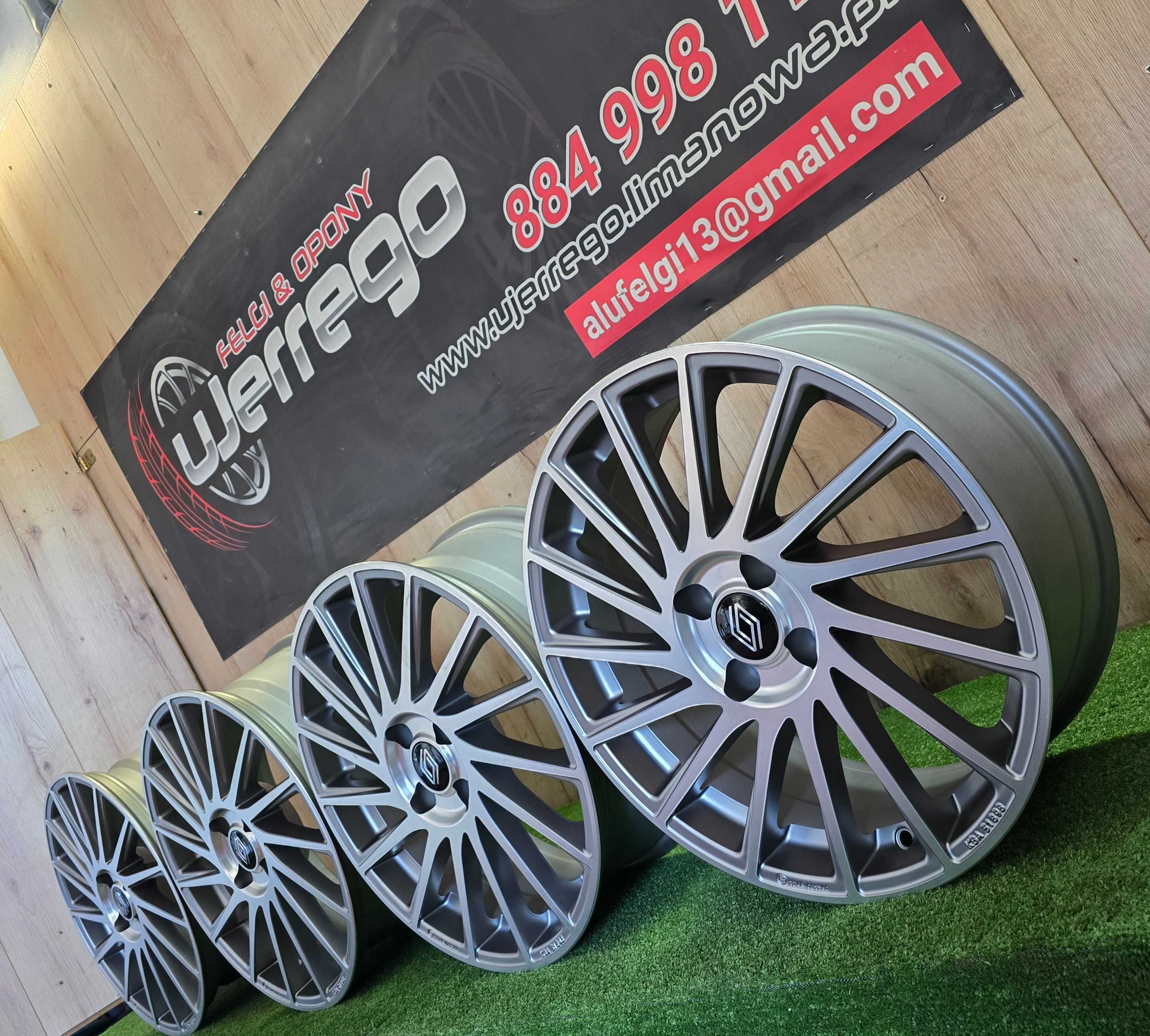 NOWE ALUFELGI RENAULT 17x4x100 - Captur,Clio,Scenic,Twingo,Wind,ZOE