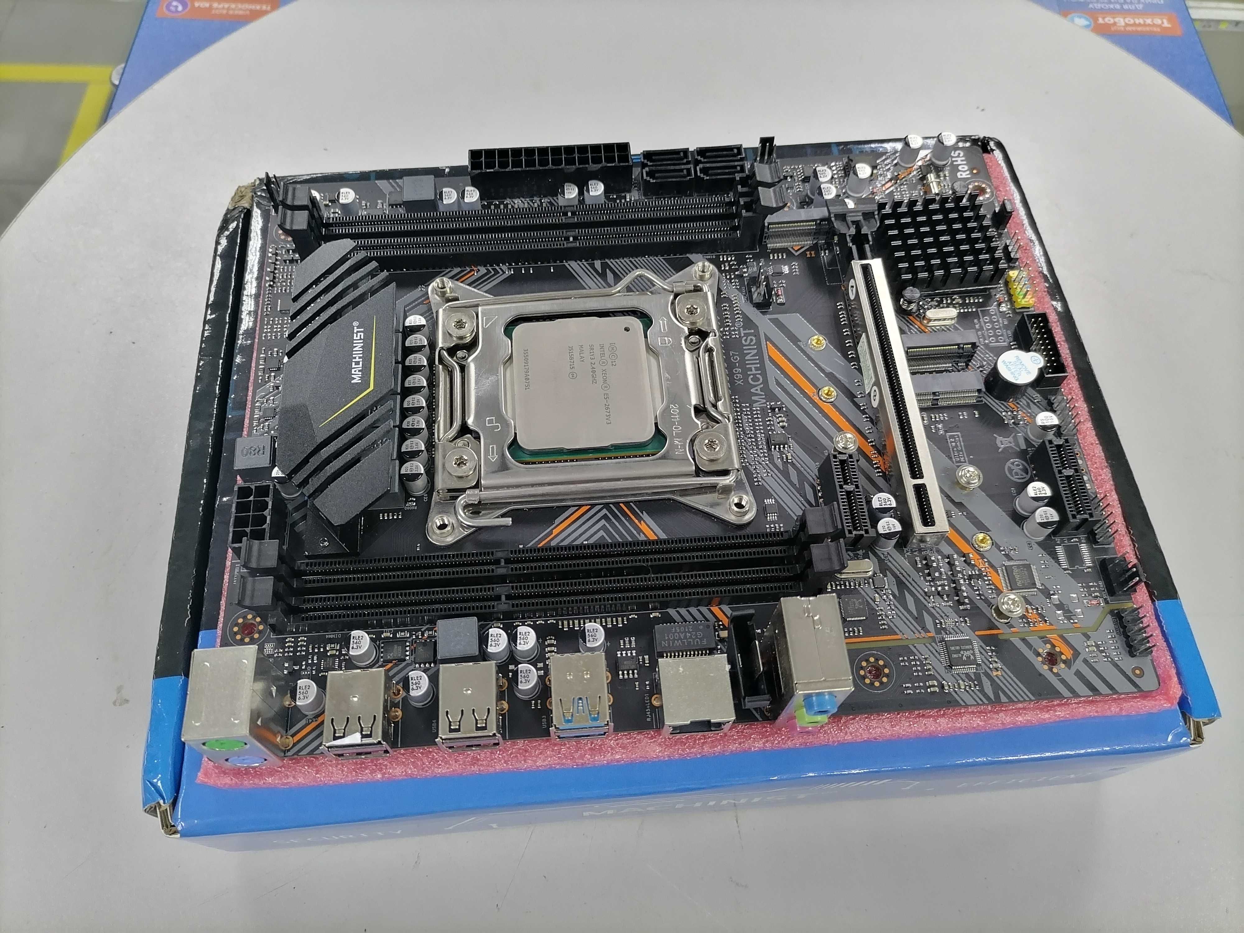 Мощный игровой комплект мать + xeon 2680v3 + ddr4 16gb